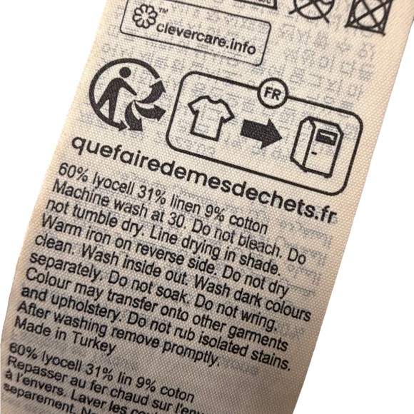 ALLSAINTS Frieda Denim Trouser Tan Size 4 USA - Picture 9 of 10